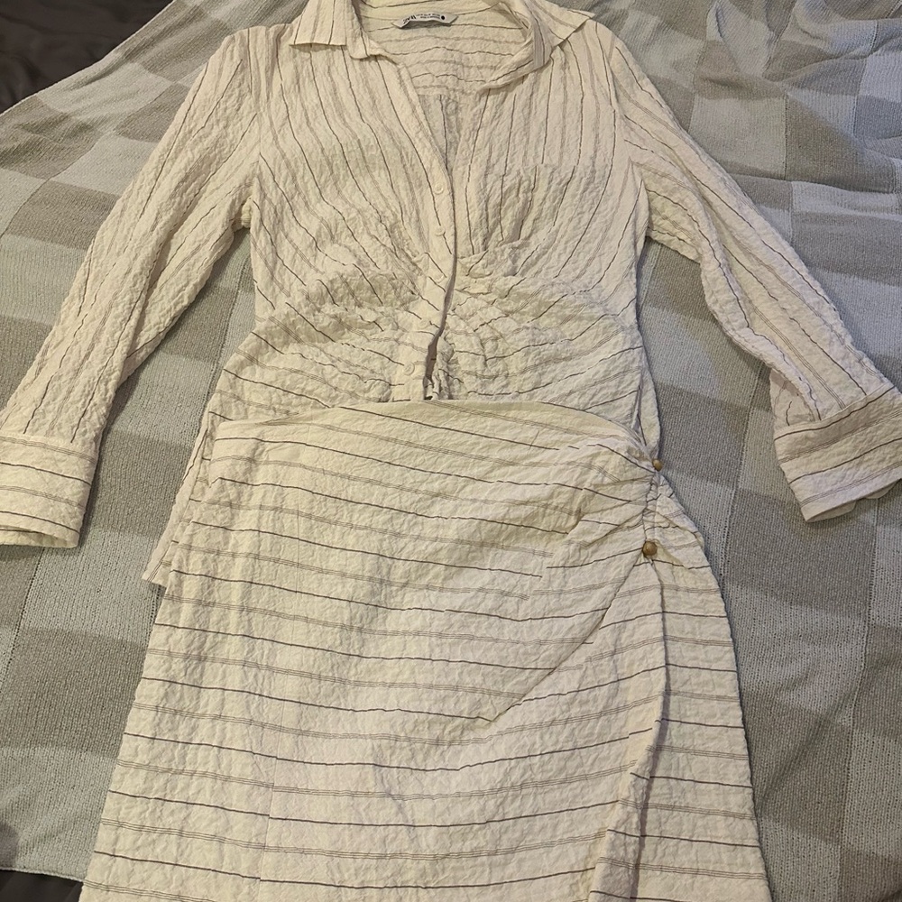 Matching Shirt and Skirt Set